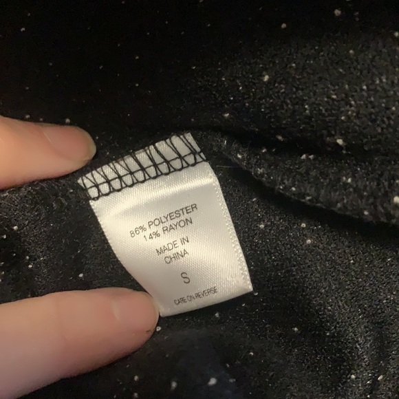 New York & Co black and white 3/4 sleeve Tweed looking dress, comfy!! - Picture 8 of 12